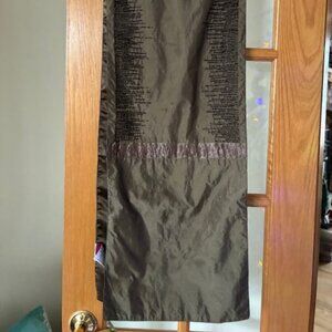 Holiday Collection table runner, satin brown